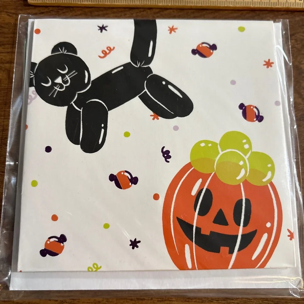 2 Halloween Pop Up Cards Pumpkin‎ Ghost Fall Cards Black Cat Jack-o'-lantern